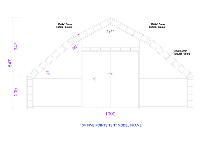 Gulecyuz Tent Five Corner Model 10M